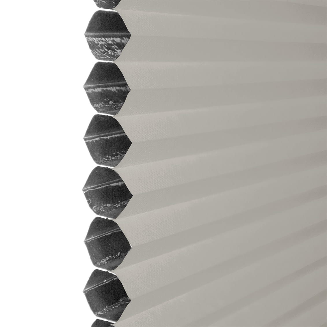 DuoShade Slate Grey Pleated Blind