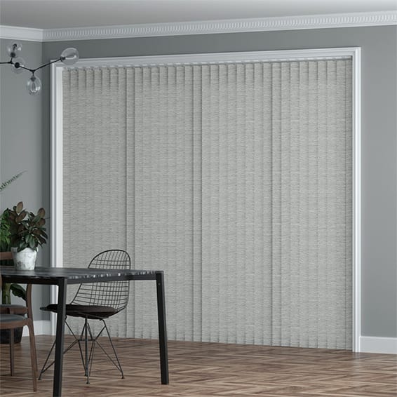 Oasis Blackout Platinum Vertical Blind - 127mm Slat